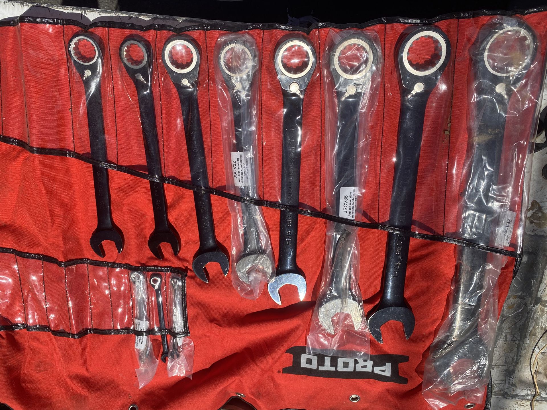 Proto Ratcheting End Wrenches