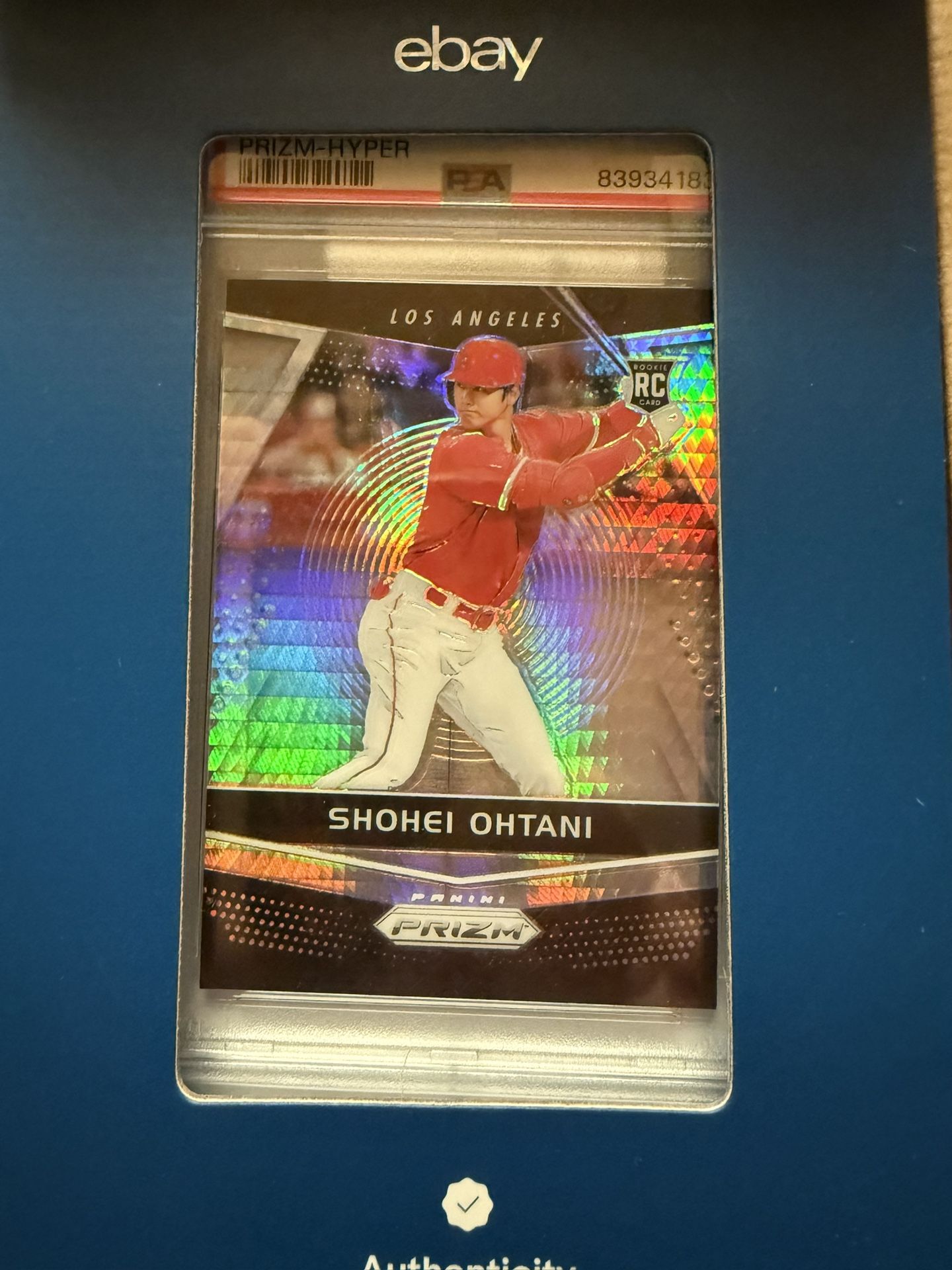 graded shohei ohtani rookie cards Shohei Ohtani Rookie Card Silver Hyper Refractor PSA Graded 9