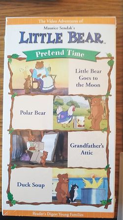 Sealed Little Bear Pretend Time VHS