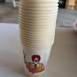 Vintage McDonald’s Wax Cups