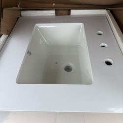 New Vanity Top Sink Bathroom 24 X 22 Inches 