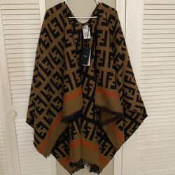 Fendi Oversized Poncho/shawl Brand new