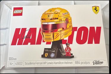 LEGO Editions Scuderia Ferrari HP Lewis Hamilton Helmet 43022 F1 Building Set