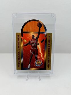 🔥 1996 Upper Deck Authenticated Michael Jordan 8-Time Scoring Champ /5000