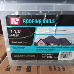 NEW Roofing Nails - Clavos Para Techo. 1 -1/4" 