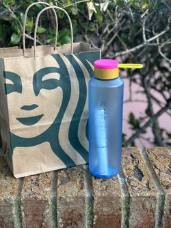 NEW Starbucks Frosted Plastic Water Bottle