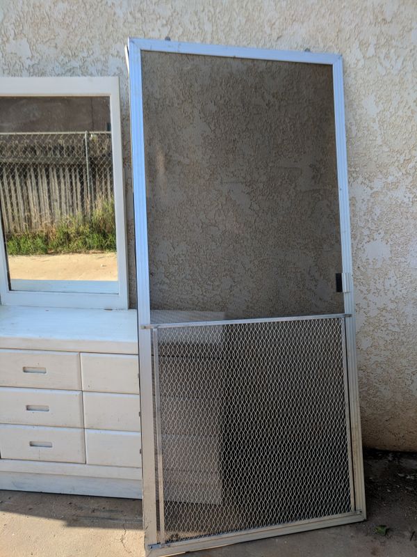 Sliding Screen Door With Dog Guard For In Norco Ca Offerup