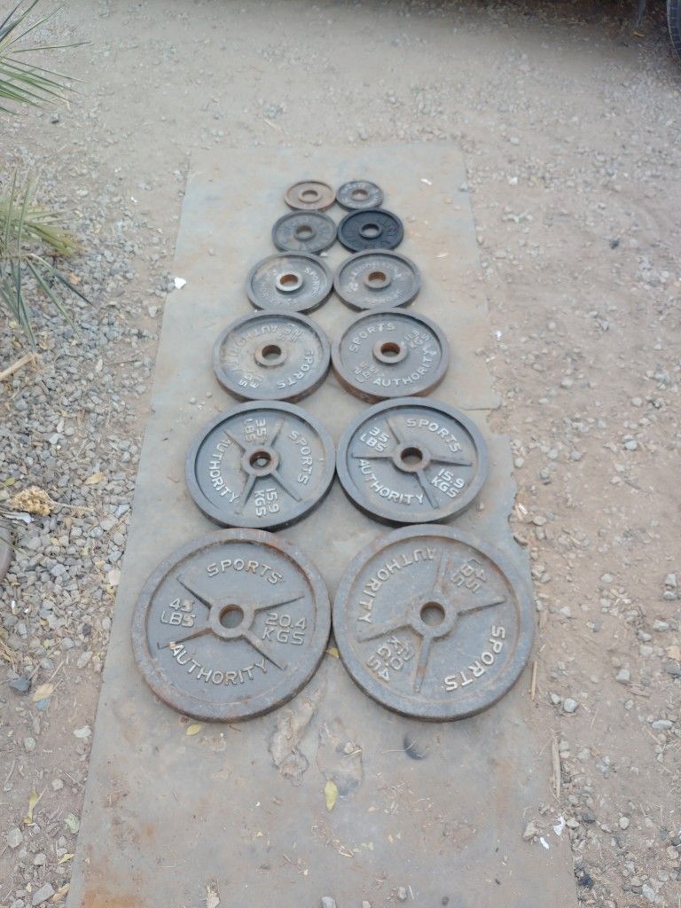 Olympic Weights 245lbs