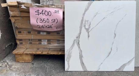 Porcelain tile, 24x24” $ 400 (350 sf)_C1