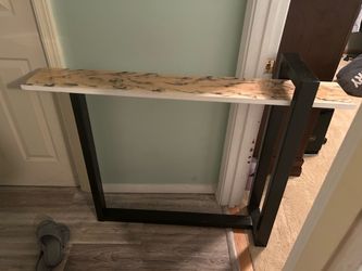 Marble Top Console Table
