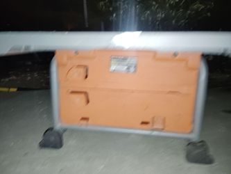 Orange Rolling Tool Cart Cabinet
