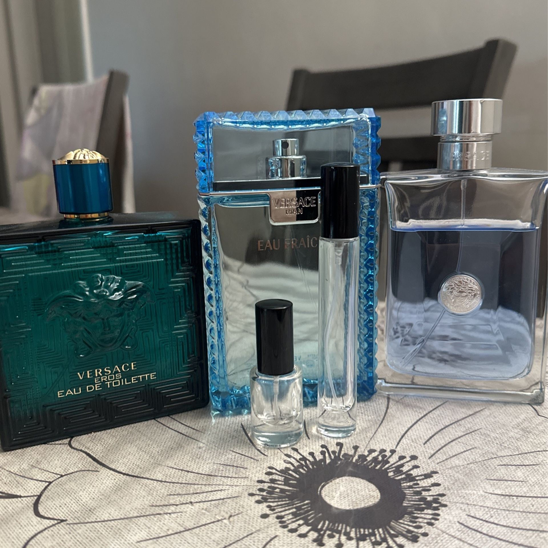 Versace Eros, Eau Fraiche, Pour Homme Decants