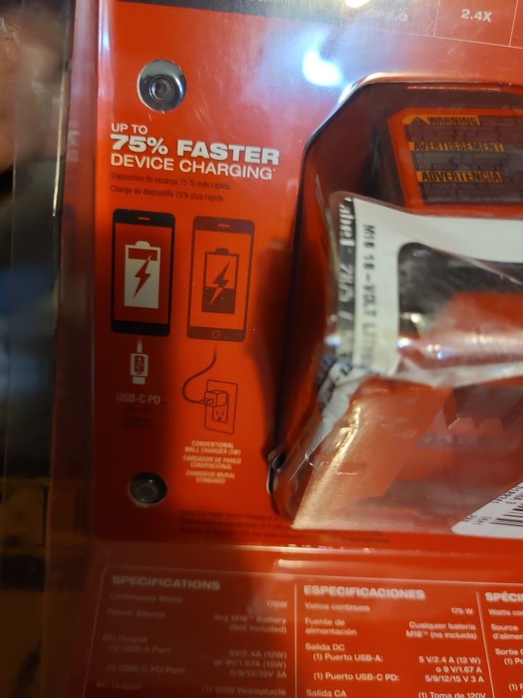 Milwaukee M18 Top Off Power Supply