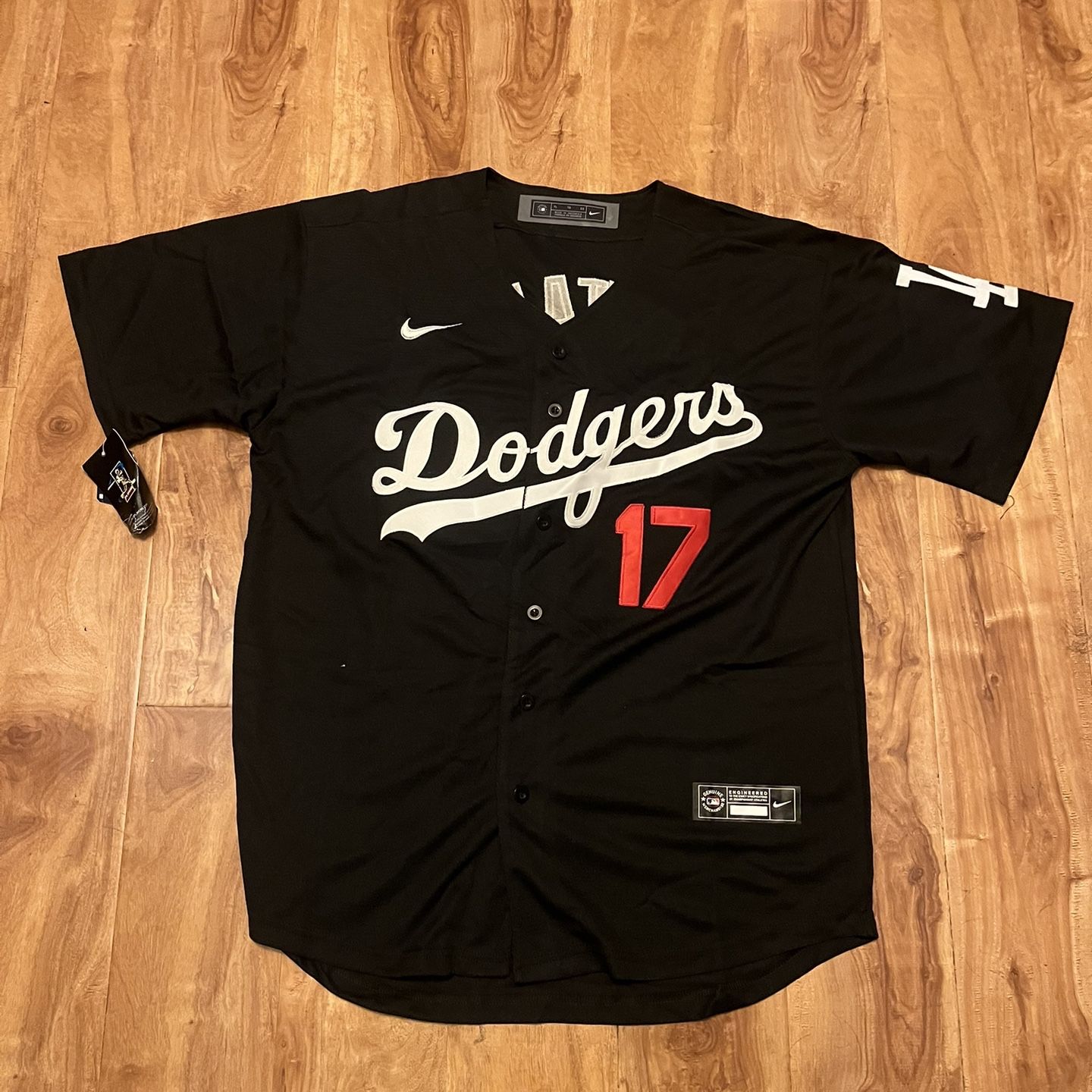 Dodgers Ohtani #17 Jersey Black