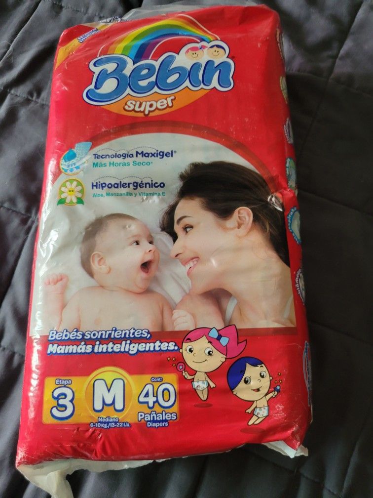 Bebin Diapers Size 3 40ct