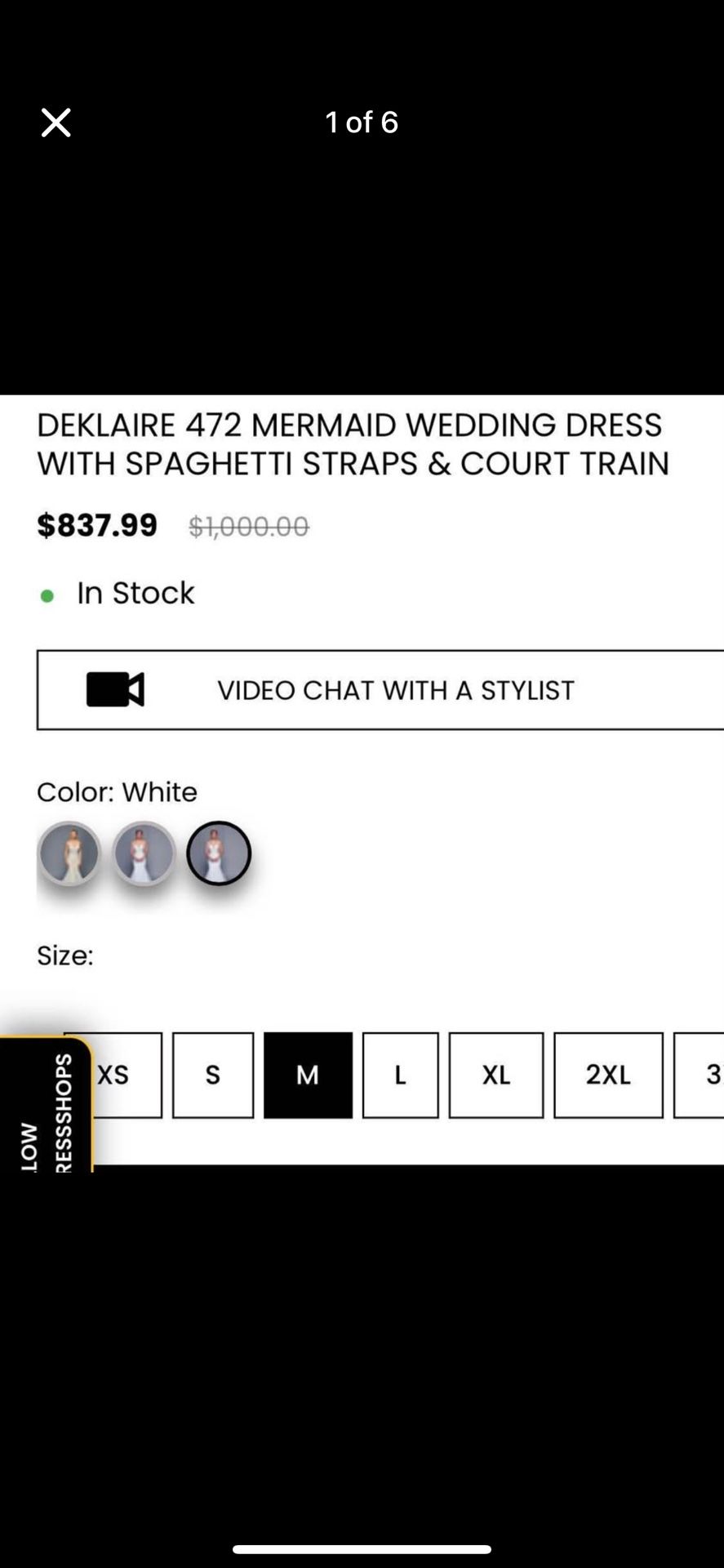 Medium Size Wedding Dress 