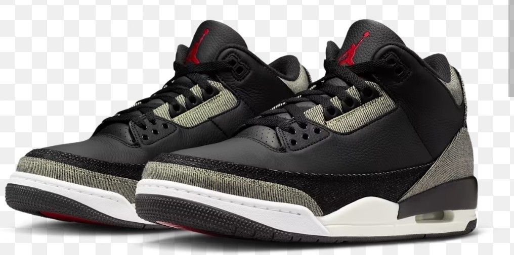 Jordan 3 Retro | Black Levi's | Size 12 & 13
