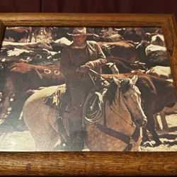 VTG John Wayne Print 