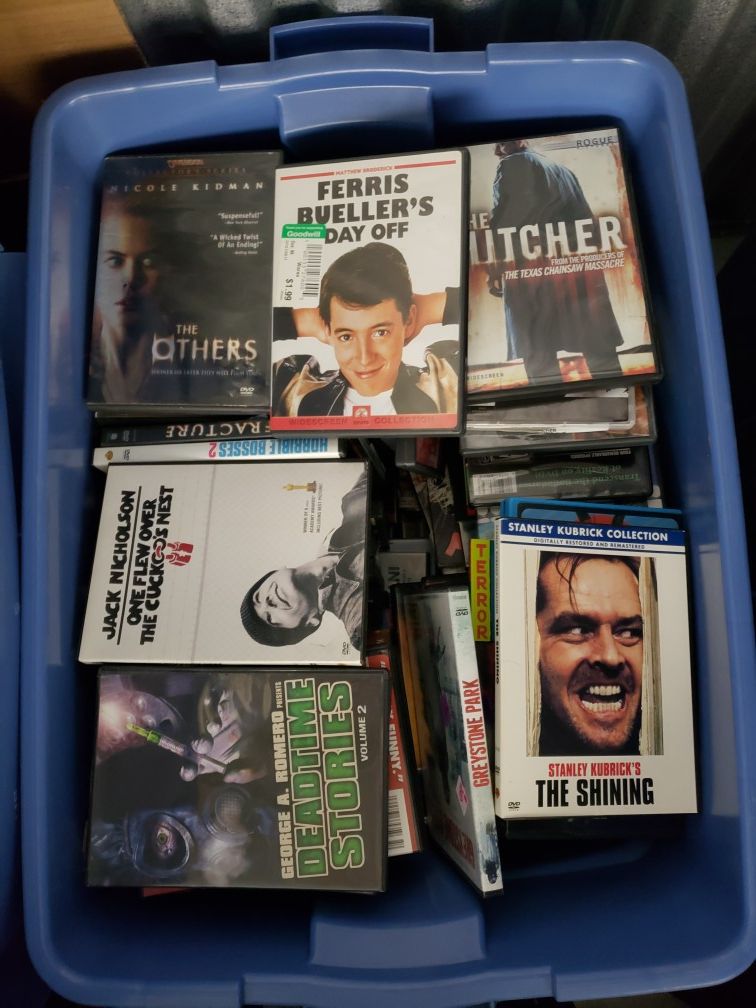 180 dvd movie cases with artwork