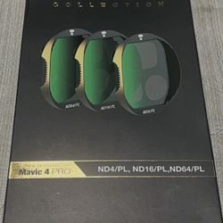 PolarPro Vivid Collection 3-Pack Of Filters For Mavic 4 Pro ND4PL/ND16PL/ND64PL
