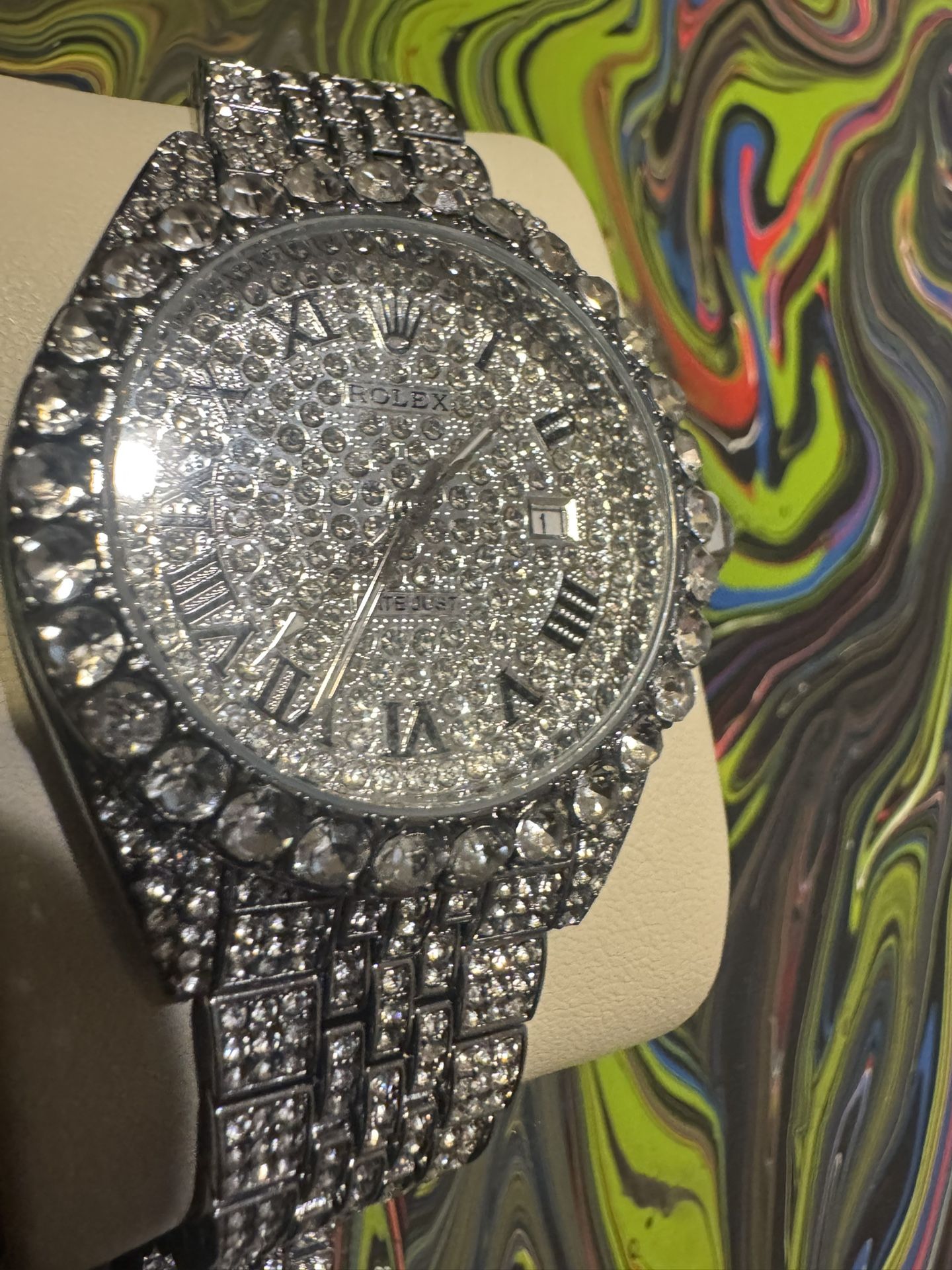 Moissanite Watch Iced Out