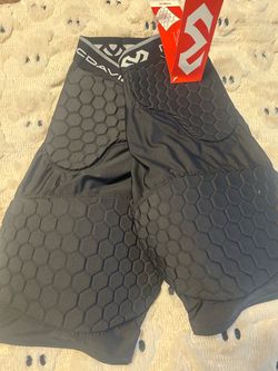 Sports padded compression short