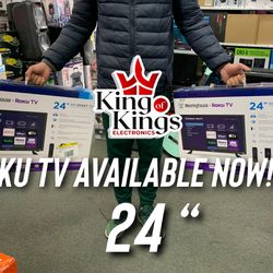 ROKU TV 24” AVAILABLE NOW!!!!!