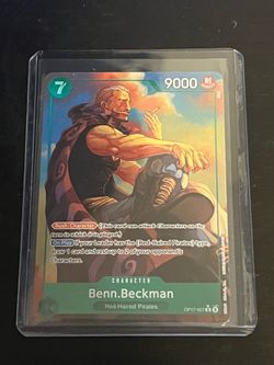 Benn.Beckman (Alternate Art) (Foil) 027 One Piece The World's Strongest Warriors