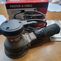 Porter cable 5" random orbital sander, corded