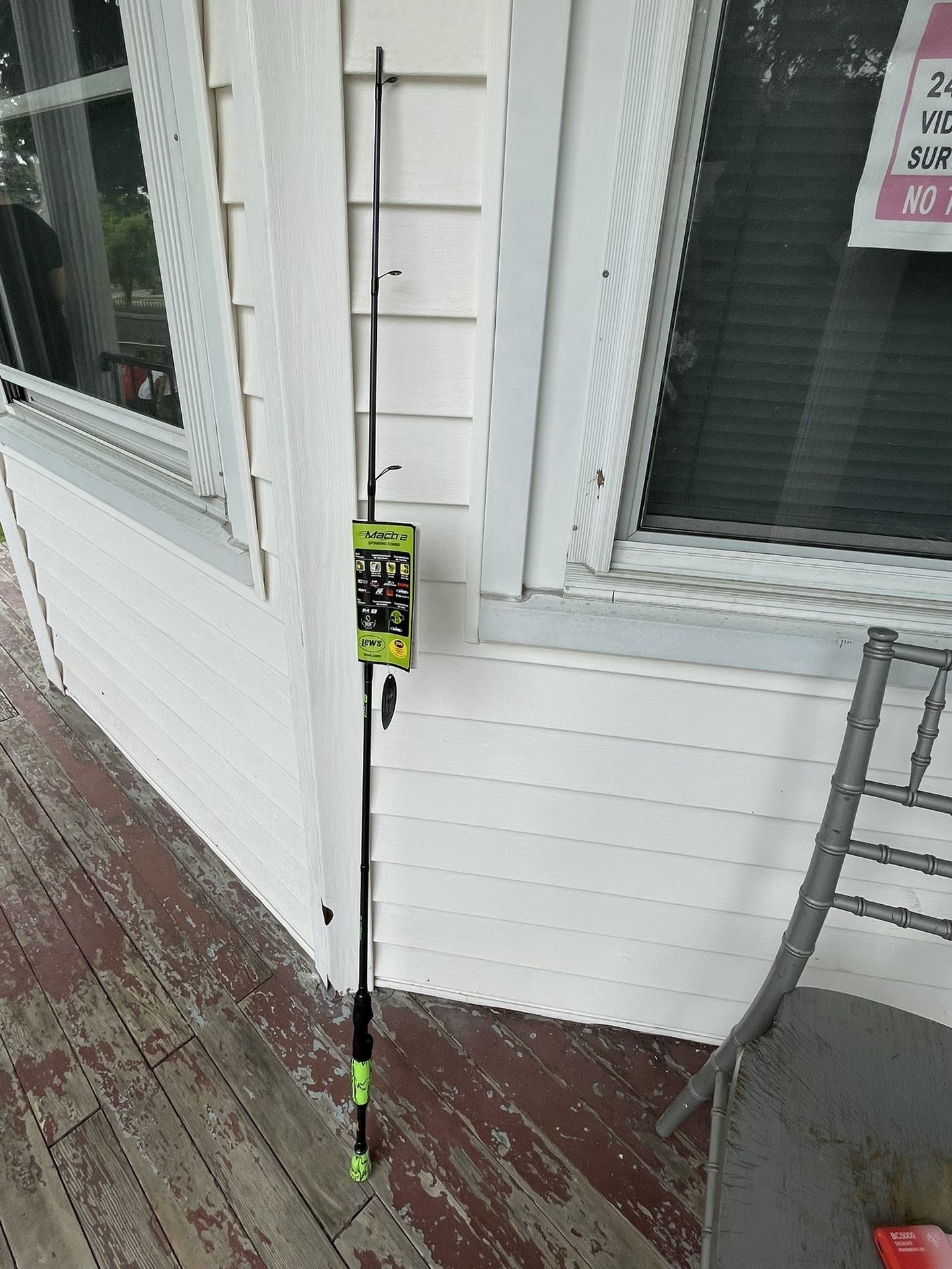 Lew's Mach 6'8 Medium Light Fast Spinning Rod MFSR