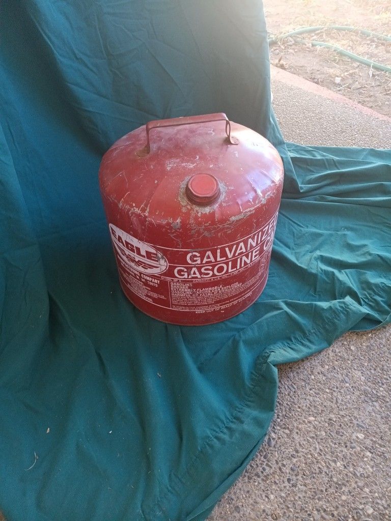 Old Metal Gas Can