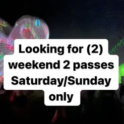 Weekend 2 Saturday Sunday Only 