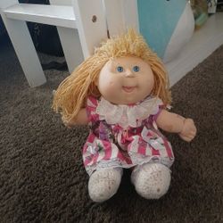 1990 Vintage Cabbage Patch Doll Crimp And Curl