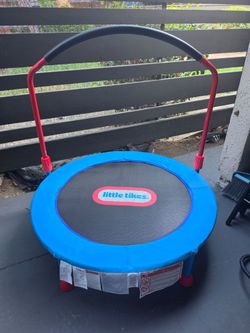 Little Tikes 25" Round Easy Store 3' Folding Trampoline