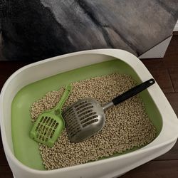 Breeze Cat Litter Box System/ plus (FREE Iron Large shovel)
