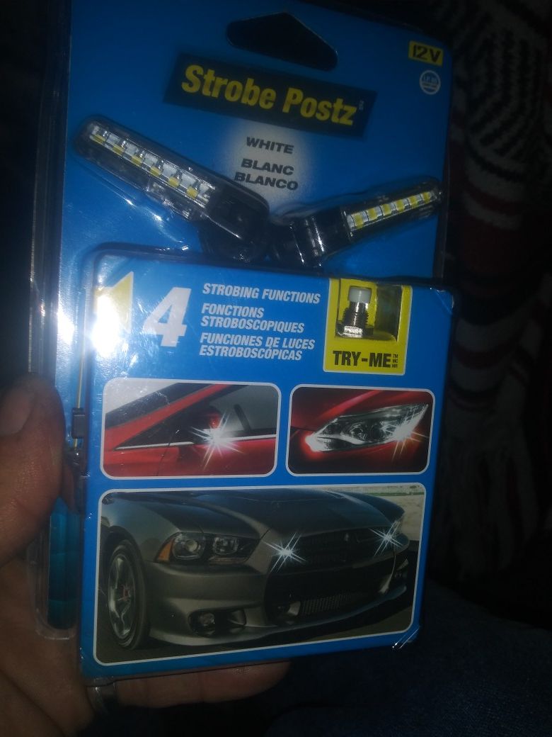 Strobe lights new never opend $40 for both