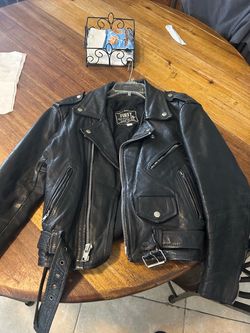 First genuine leather women’s rider jacket