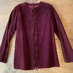Leather Suede Jacket Size Large.