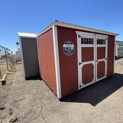 8x12 single slope shed - studio - tools - garden