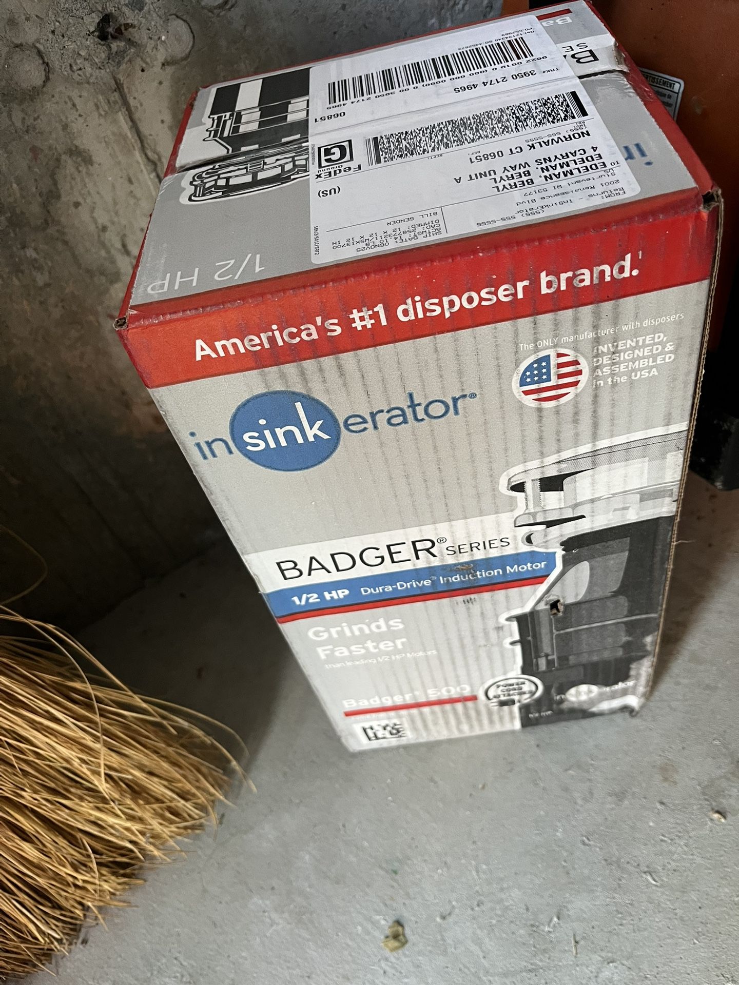 Brand New Badger Garbage Disposal