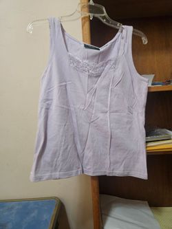 Lemon Grass Studio Lavender Tank Top Small Mint