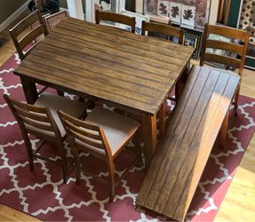High top Wood table with leaf
