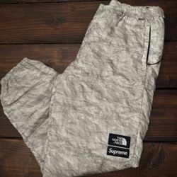 Supreme x The North Face Paper Print Nuptse Pants