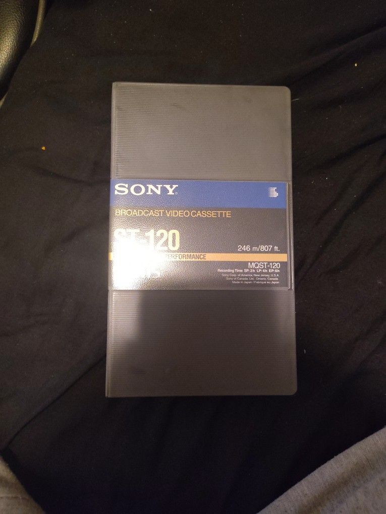 Blank Sony VHS Tape