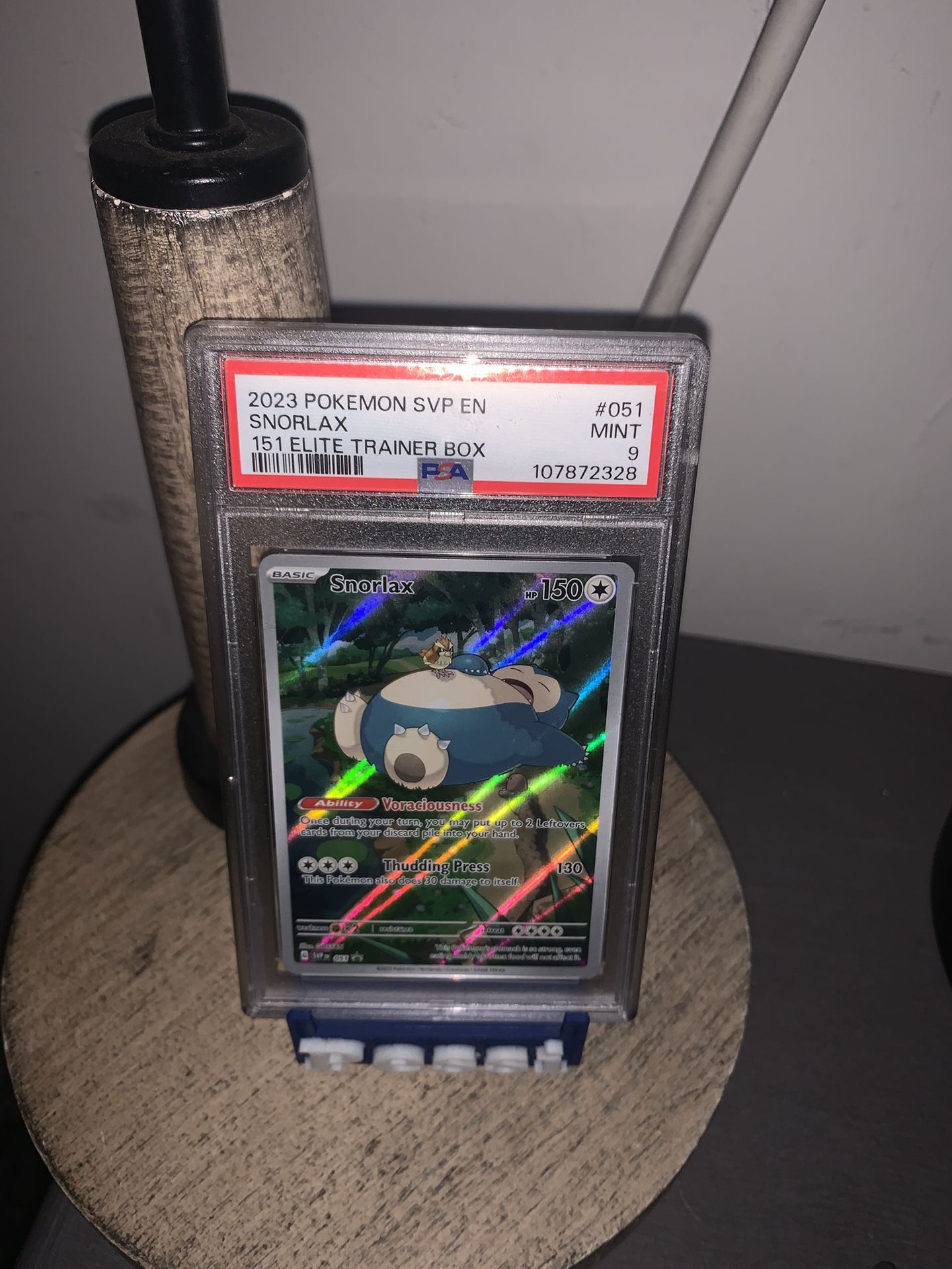 2023 Pokémon Svp En Snorlax 151 Elite Trainer Box PSA 9 