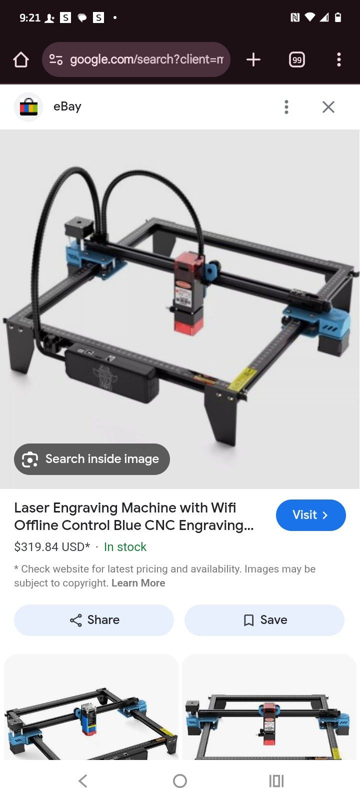 Laser Engraving Two Trees