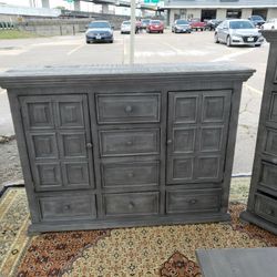 Dresser And Mirror  Solid Wood