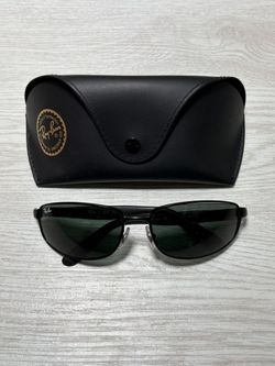 Ray-Ban RB3254 006/3N Black Rectangular Sunglasses 61-16 (A1G013764)