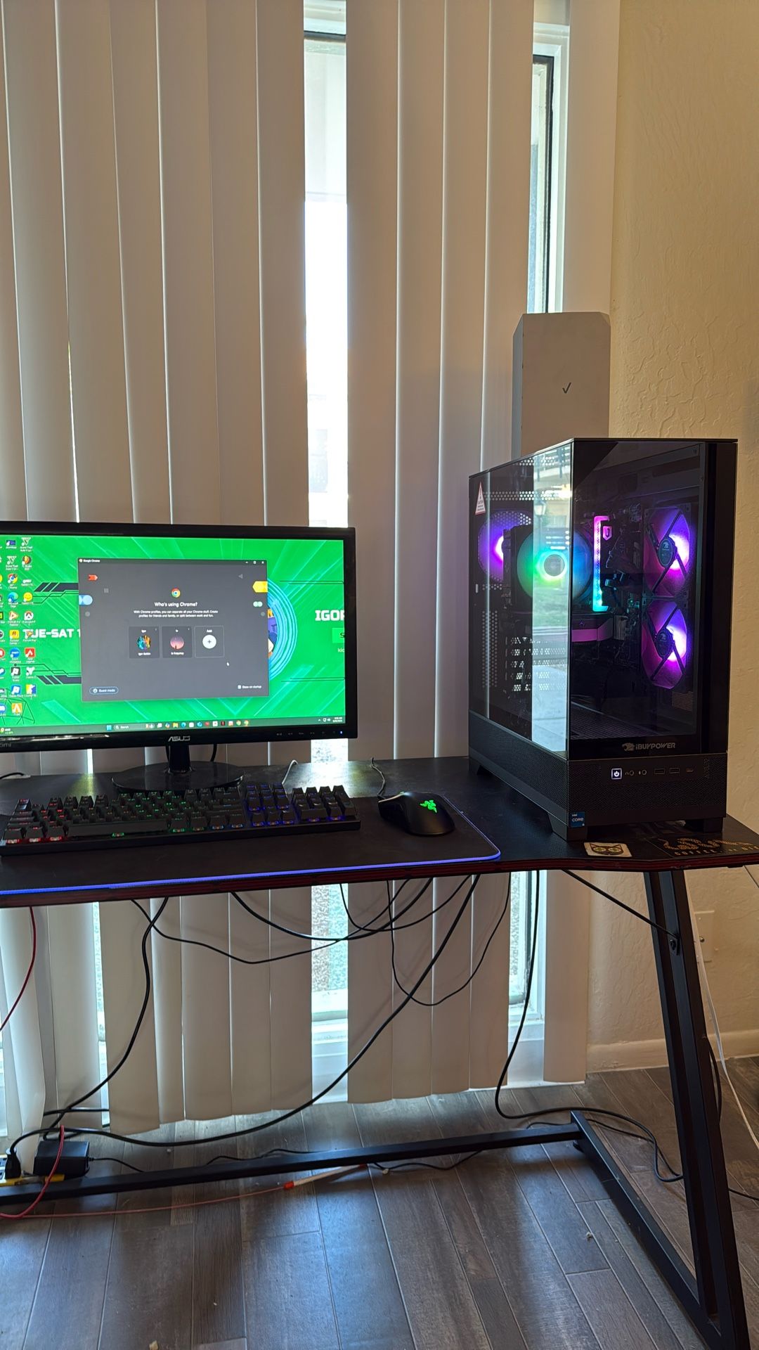 Ibuypower desktop with (monitor, keyboard and mouse)