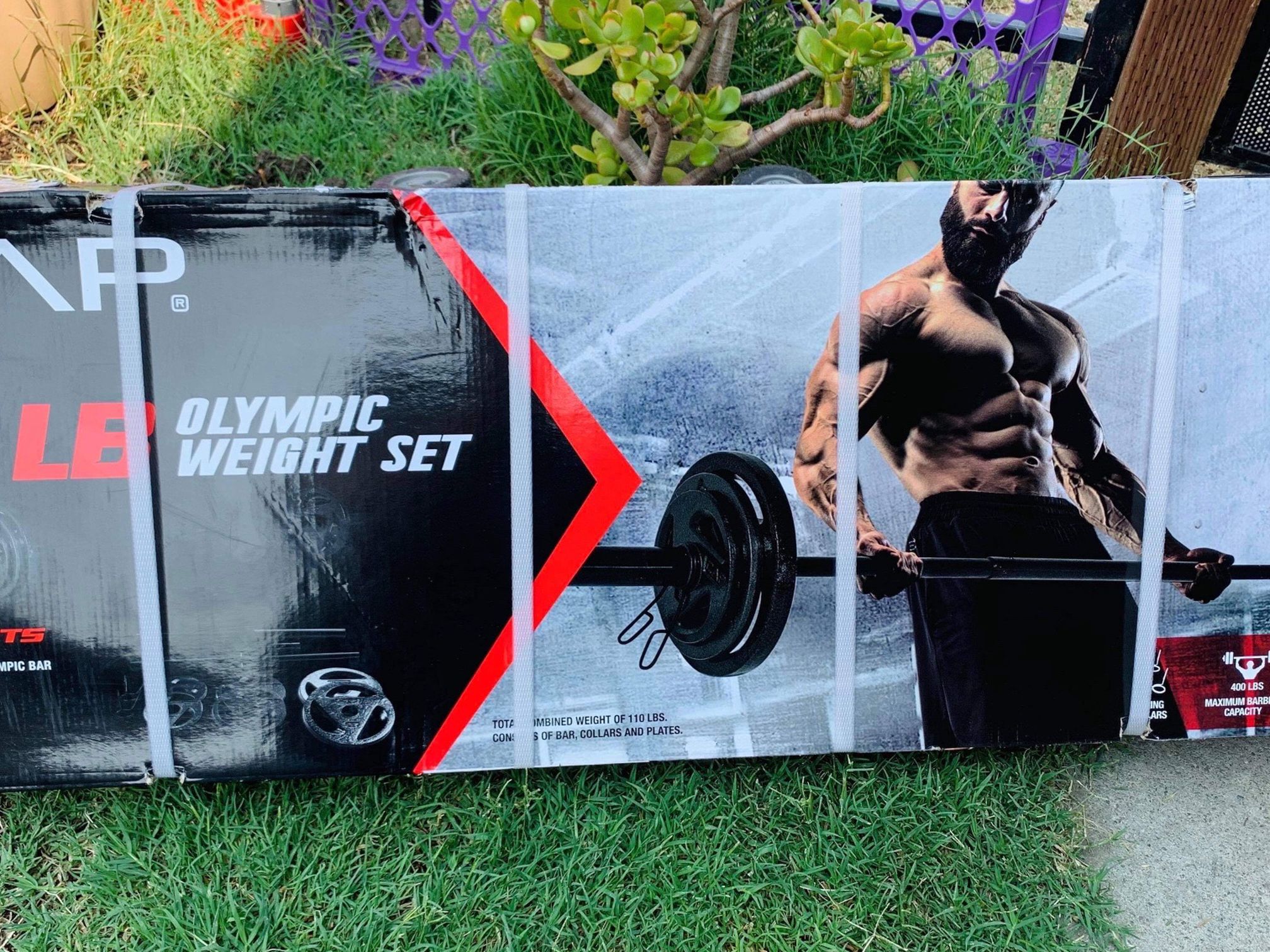 Brand New 🎁110 Lbs Olympic Weight Set🏋🏻‍♀️💪